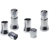 Image de Simoni Racing Bouchons de Valve Chrome - 2 parties - 4 pièces