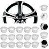 Image de Simoni Racing Caches-Écrou de Roue - 19mm - Chrome - Set de 20+1 pièces