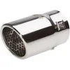 Image de Simoni Racing Embout d'Échappement Rond/Oblique Inox - Ø76xL128mm - Montage ->68mm.