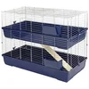 Image de Kerbl Cage pour Petits Animaux Maxi Baldo Twin, Bleu foncé, 120 x 58 x 86 cm, Cage pour Lapins, Cage pour Hamsters, Plastique, Petits Animaux, Lapins, Hamsters