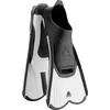Image de Cressi Light Fins - Palmes Courtes Unisex avec Chausson Fermés Souples en Élastomère pour Natation ou l'Entraînement en Piscine et en Mer, Voilure Réactive pour Muscler Les Jambes, Blanc, 43/44