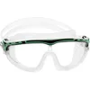 Image de Cressi Skylight Goggles Clear/Black Lime - Lunettes de Natation Snorkeling et Piscine pour Adultes, Vue à 180° Antibuée, 100% Anti UV, Transparente/Noir Lime - Lentille Claire, Taille Unique