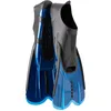 Image de Cressi Agua Short Fins - Palmes Courtes Légères et Réactives pour la Natation et Snorkeling, Noir/Bleu, 37/38, Unisexe Adultes
