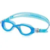 Image de Cressi Flash Goggles Blue/Blue White, Lunettes de Natation pour Homme avec Oculaire Séparé Anti-buée, Anti-rayures et Verres Anti-UV, Bleu/Blanc_ Lentilles Claire, Taille Unique