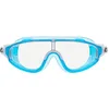 Image de Cressi Baloo Goggles - Lunettes à Verre Unique pour la Natation, la Piscine et Snorkeling, Bleu/Blanc, 2/7 Ans, Junior Unisexe