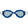 Image de Cressi Depuis 1946 - Flash Goggles - Lunettes avec Lentilles Séparées, Natation, Piscine, Snorkeling, Triathlon, Anti-Buée_Rayures_UV - Métal Bleu/Blanc_Verres Fumés - Taille Unique
