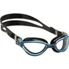 Image de CRESSI Thunder Goggles Black/Blue/Silver - Lunettes de Natation Adultes Ideales pour la Piscine, le Triathlon, Anti Buée, 100% Anti UV, Bleu - Lentille Claire, Taille Unique