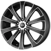 Image de Momo europe Black Matt 8 x 17 et40 5 x 105 Jantes en alliage