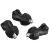 Image de Manfrotto 116SPK3 Embout caoutchouc avec pointe rétractable pour trépied 190cxpro4 ou trépieds à jambe de Ø 11,6 cm