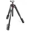Image de Manfrotto MT190XPRO4 Trépied Photo en Aluminium à 4 Sections avec Colonne Centrale Orientable à 90°   Trépied Professionnel pour Appareils Photo Reflex et Hybrides, Noir/Anthracite
