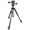 Image de Manfrotto MK190X3-3W Kit Trépied en Aluminium à 3 Sections avec Tête Fluide 3D   Trépied Photo/Vidéo pour Appareils Reflex et Hybrides, Noir/Anthracite