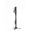 Image de Manfrotto Video Monopod XPRO+, Support pour Appareil Photo, Smartphone, et Téléphone, en Aluminium à 4 Sections, Tige de Stabilisateur Vidéo avec Base Fluide