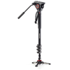 Image de Manfrotto Monopode vidéo XPRO Alu avec base FluidTech + rotule vidéo MVH500AH Soldes été 2026