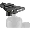Image de Manfrotto MSQ6T Traveler Adaptateur Plateau Papide Top Lock Compatible Arca-Swiss - pour Trépieds Befree, Rotules Ball 494 et 496 - Compact et Léger - Aluminium