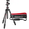 Image de Manfrotto Befree GT XPRO Trépied en Carbone,Rotule Ball Centrée 496, Fermeture Twist, Colonne 90°, Plateau 200PL-PRO, pour Reflex, Hybrides avec Objectifs à Longue Focale, Photo Macro, MKBFRC4GTXP-BH