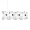 Image de Slamp La Lollo Suspension LED à 1 source lumineuse, LALSXXLWHT01T00NMTEU,