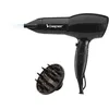 Image de BEPER 40.979 Sèche-cheveux 2000 Watt, Diffuseur et Concentrateur inclus, Poignée antidérapante, Noir