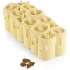 Image de silikomart | Moule en Silicone BÛCHE LUMIÉRE, antiadhésif, Lot de 1 Moule, Design 3D, 219 x 89 mm, h 75 mm, Volume 1,08 l, Made in Italy