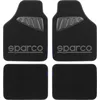Image de Sparco Ensemble Complet de Tapis de Sol de Voiture universels SPC19 en Polyester Noir/Gris