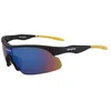 Image de Kayak Lunettes 0388 Junior SKIROLL pour jeunesse, unisexe, jaune/noir (multicolore), taille unique