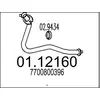 Image de MTS Tuyau d'échappement pour RENAULT: Clio, Express, Extra, Rapid (Ref: 01.12160)