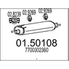 Image de MTS Silencieux central pour RENAULT: Master & OPEL: Movano (Ref: 01.50108)