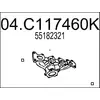 Image de MTS Tuyau d'échappement pour FIAT: Multipla, Doblo, Brava, Bravo (Ref: 04.C117460K)