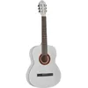 Image de EKO GUITARS - CS-10 WHITE, Guitare Classique Série Studio Taille 4/4, Table en Tilleul, Éclisses et Fond en Tilleul Laminé, Manche et Touche en Bouleau, Housse Incluse, Couleur Blanc