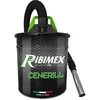 Image de Ribimex Poignée de transport Cenerill Electric Nettoyeur de cendres 1000 W, 18 L avec double filtre et lance plate, Noir