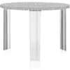 Image de Kartell 08501B4 T-Table Furniture, Gris/Transparent, 60 x 60 x 36 cm