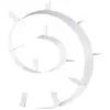Image de Kartell Bookworm, Bibliothèque Flexible, 11 Serre-livres (520cm), Blanc