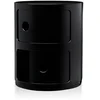 Image de Kartell Componibili, Conteneur 2 éléments, Noir, Base Ronde
