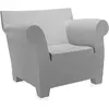 Image de Kartell Bubble Club Fauteuil, Polyéthylène Masse, Gris Clair, 102 x 78 x 75 cm