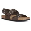 Image de Geox Homme U Sandal Ghita A Sandales, Dk Coffee, 46 EU