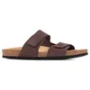 Image de Geox Sandales U Ghita pour homme, Café foncé., 42 EU