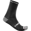Image de CASTELLI Homme Rouge Corsa Pro 15 Sock chaussettes, Noir, XXL EU