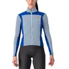 Image de Castelli Défi 2 Jersey FZ Maillot de Cyclisme Homme/Femme Respirant et Léger avec Zip Frontal Haute Performance pour Conditions Mixtes, Sodalite Blue/Sterling Blue, Small