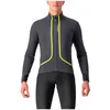 Image de CASTELLI 4522508-030 FLIGHT JACKET AIR Men's Jacket Dark Gray/Electric Lime XL
