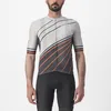 Image de CASTELLI 4523014-097 Speed Strada Jersey Men's T-Shirt Moon Gray/Dark Gray-Scarlet IBIS M