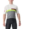 Image de CASTELLI 4522017-365 A BLOCCO Jersey Men's T-Shirt Ivory/Bordeaux-Electric Lime-Sedona Sage XL
