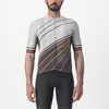 Image de CASTELLI 4523014-097 Speed Strada Jersey Men's T-Shirt Moon Gray/Dark Gray-Scarlet IBIS XL