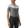 Image de CASTELLI 4523040-125 Gradient Color Block Jersey Women's T-Shirt Gunmetal Gray/Silver Gray XS