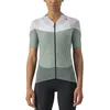 Image de CASTELLI 4523040-346 Gradient Color Block Jersey Women's T-Shirt Defender Green/Ivory M