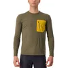 Image de CASTELLI 4522506-304 UNLTD Merino LS Sweatshirt Homme Tarmac/Goldenrod Taille M