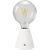 Image de creative cables - Lampe portative LED rechargeable Cabless01 avec ampoule globo G125 - Avec ampoule, Blanc