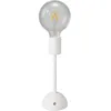 Image de creative cables - Lampe portative et rechargeable Cabless02 avec ampoule globo G125 - Avec ampoule, Blanc