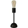 Image de creative cables - Lampe portative et rechargeable Cabless02 avec ampoule globo Edison dorée - Avec ampoule, Noir