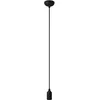 Image de creative cables - Suspension colorée en silicone avec câble textile - Sans ampoule, Noir