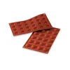 Image de Plaque de 24 mini demi-sphères en silicone Silikomart