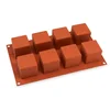 Image de Plaque silicone 8 cubes Silikomart